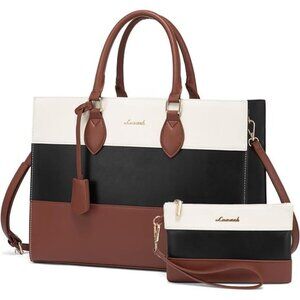 Womens laptop tote bag 15.6 inch waterproof work computer bag office purse